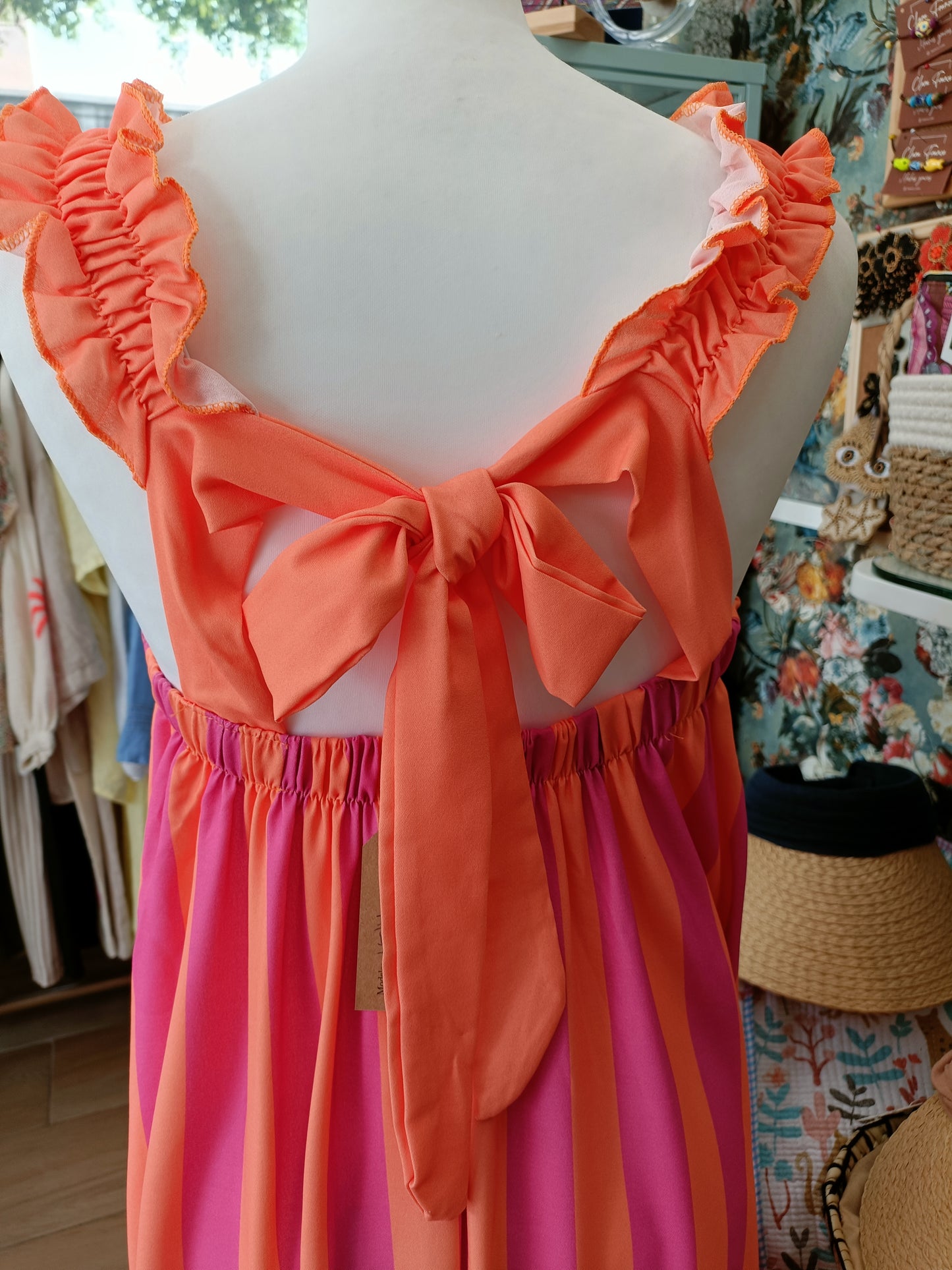 Vestido de rayas "Sunset Stripes"