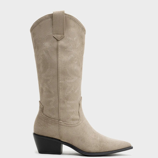 Botas Camperas de Ante beige topo